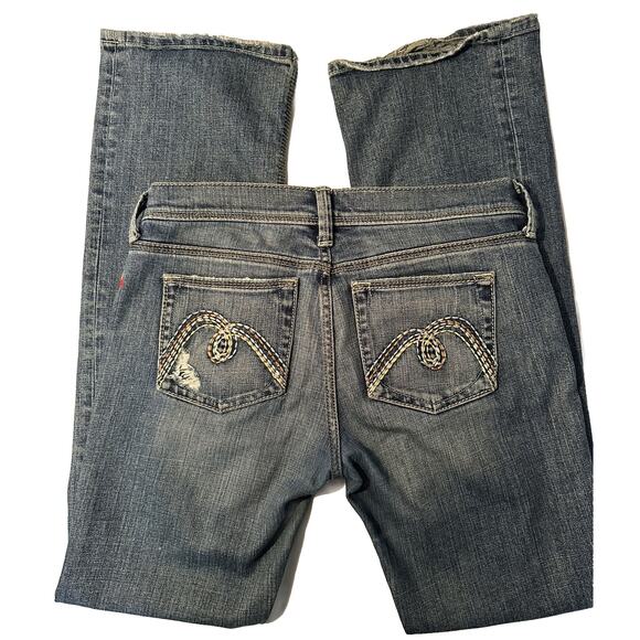 Mavi Denim - Mavi Woman’s Floral Embroidered Jeans Boot Size 33